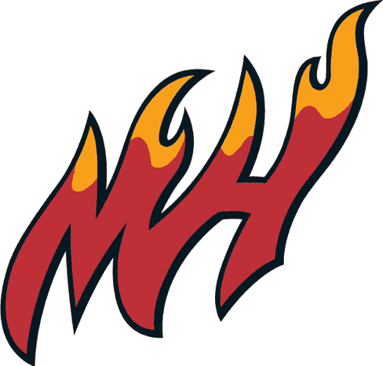 Miami Heat 1999-2006 Alternate Logo iron on heat transfer...